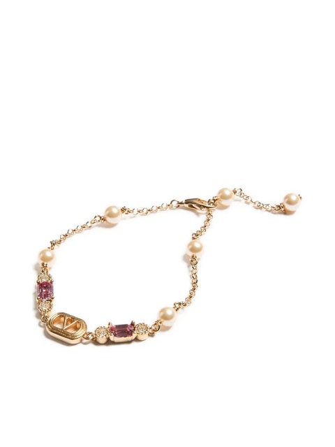 Valentino Garavani Ovalette embellished bracelet - Gold - zdjęcie produktu nr 2