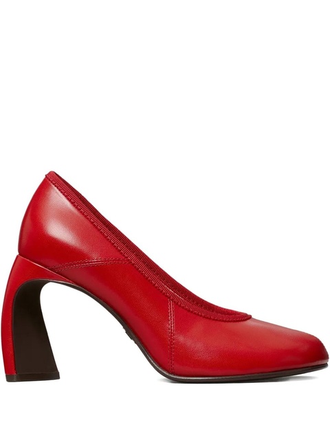 Tory Burch 90mm peep-toe pumps - Red - zdjęcie produktu nr 1