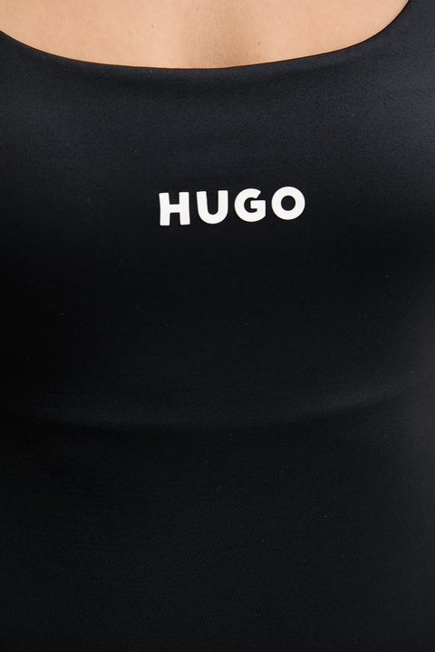 HUGO jednoczęściowy strój kąpielowy kolor czarny lekko usztywniona miseczka 50535777 - zdjęcie produktu nr 1