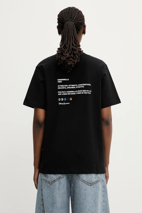 Coperni x Disney t-shirt bawełniany Cinderella damski kolor czarny DJS03F5036CIN - zdjęcie produktu nr 1