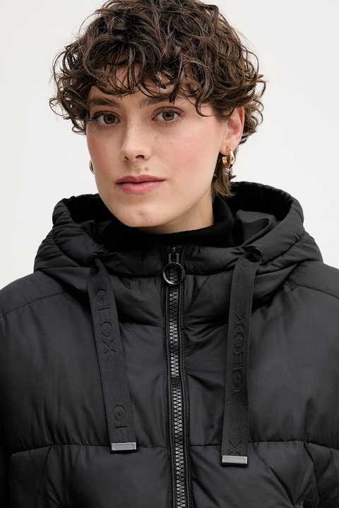 Geox kurtka SPHERICA kolor czarny zimowa W5628J T3273 - zdjęcie produktu nr 2