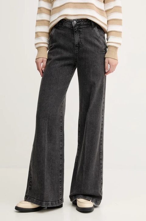 United Colors of Benetton jeansy damskie kolor czarny 4TUT574X5 - zdjęcie produktu nr 1