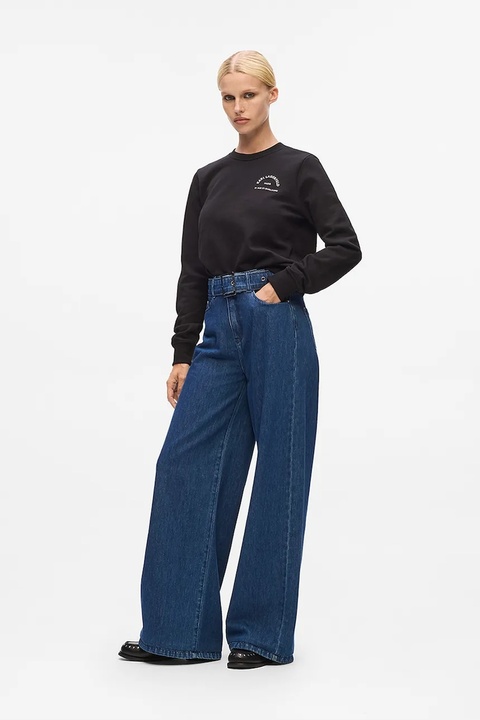 Karl Lagerfeld jeansy damskie kolor granatowy A4W10092 - zdjęcie produktu nr 1