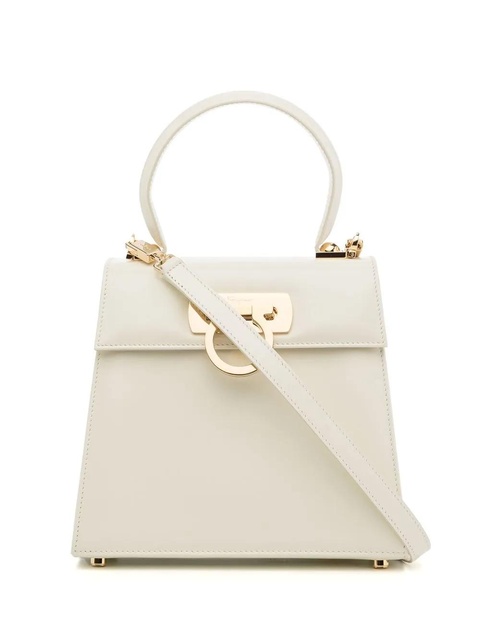 Ferragamo small Iconic top handle bag - White - zdjęcie produktu nr 1