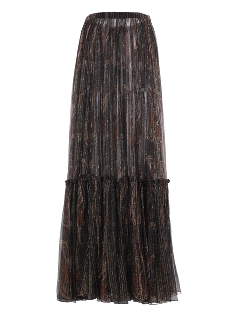 Saint Laurent pleated skirt - Brown - zdjęcie produktu nr 1