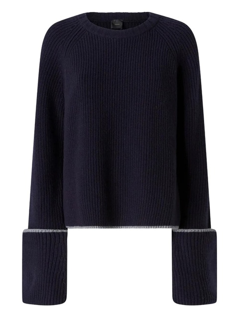 PINKO ribbed sweater - Blue - zdjęcie produktu nr 1