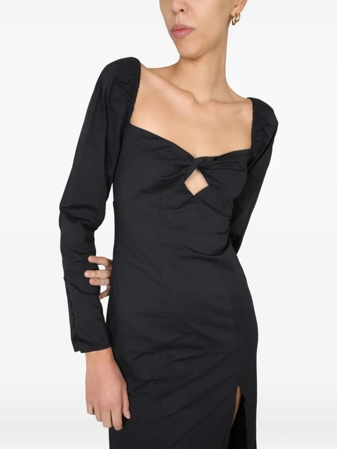 STAUD Josephine poplin maxi dress - Black - zdjęcie produktu nr 2