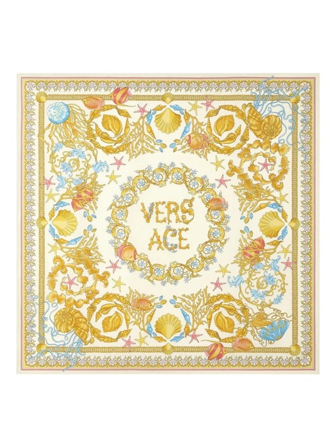Versace Underwater Barocco patterned scarf - Neutrals - zdjęcie produktu nr 1