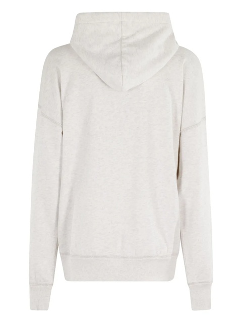 MARANT ÉTOILE logo-print drawstring hoodie - Neutrals - zdjęcie produktu nr 2