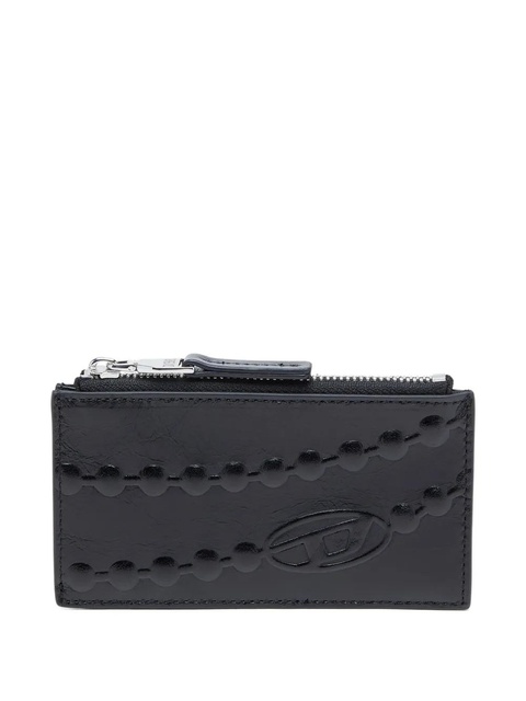 Diesel embossed zip card case - Black - zdjęcie produktu nr 1