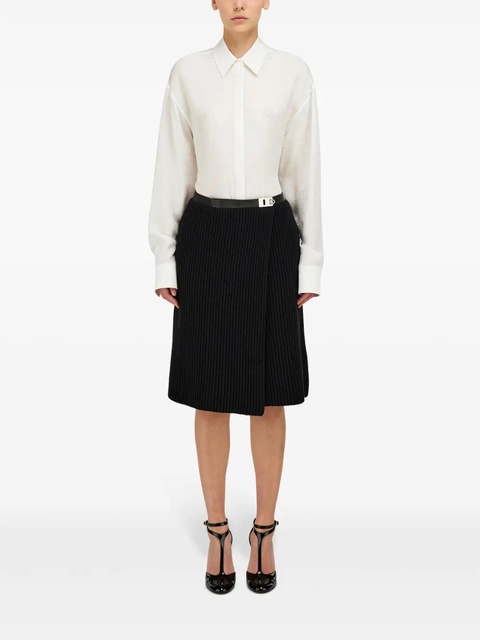 Ferragamo Gancini-print shirt - White - zdjęcie produktu nr 1