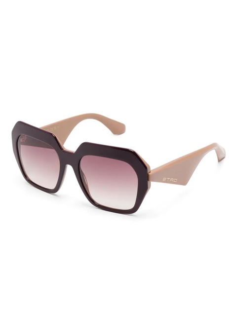 ETRO oversize-frame sunglasses - Neutrals - zdjęcie produktu nr 2