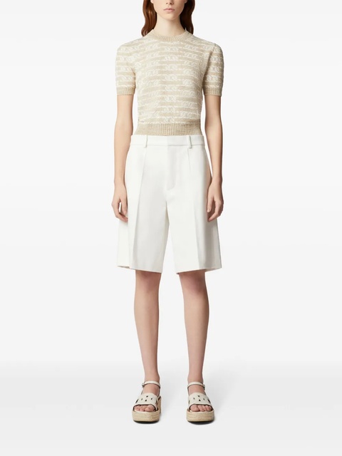 Tod's chain-motif knitted top - Neutrals - zdjęcie produktu nr 2