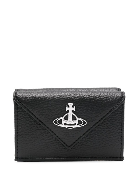 Vivienne Westwood Orb-plaque leather wallet - Black - zdjęcie produktu nr 1