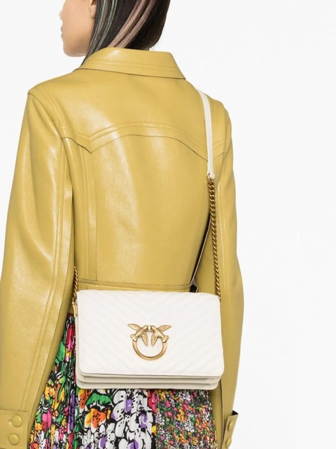 PINKO Love Click quilted shoulder bag - Neutrals - zdjęcie produktu nr 2