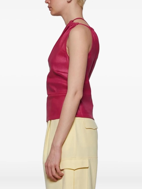 AMIRI one-shoulder cut-out top - Pink - zdjęcie produktu nr 2
