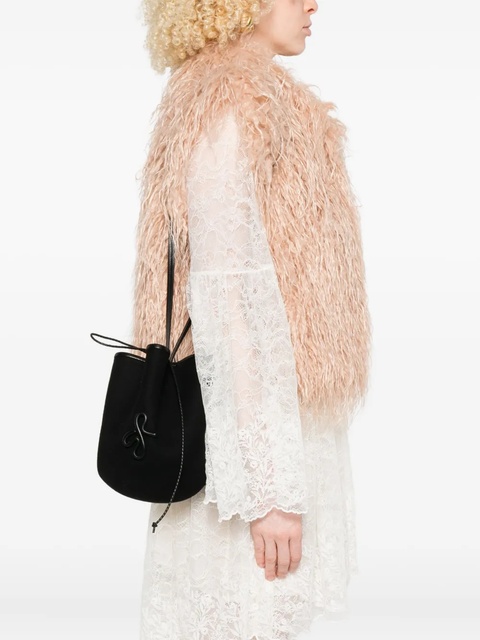 Ruslan Baginskiy ruffled bucket bag - Black - zdjęcie produktu nr 2