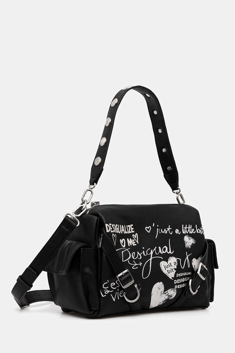 Desigual torebka SESHAT HABANA kolor czarny 25WAXPA6 - zdjęcie produktu nr 2