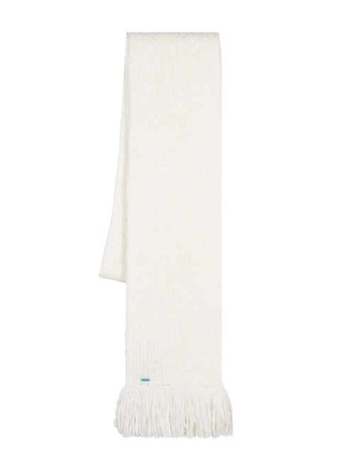 Alanui Finest chunky-knit scarf - White - zdjęcie produktu nr 1