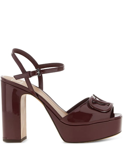 Valentino Garavani 115mm platform sandals - Red - zdjęcie produktu nr 1