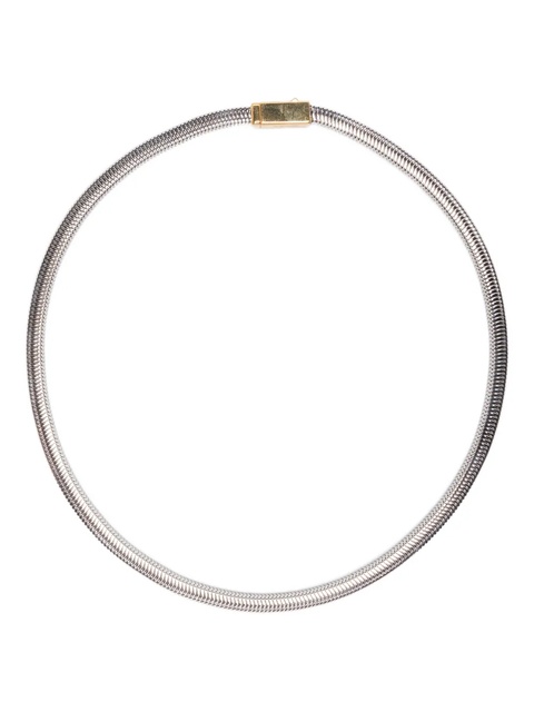 Jil Sander brass necklace - Silver - zdjęcie produktu nr 1