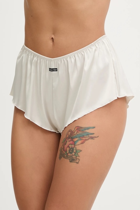 Calvin Klein Underwear damskie kolor beżowy satynowa LV00QF8395 - zdjęcie produktu nr 1