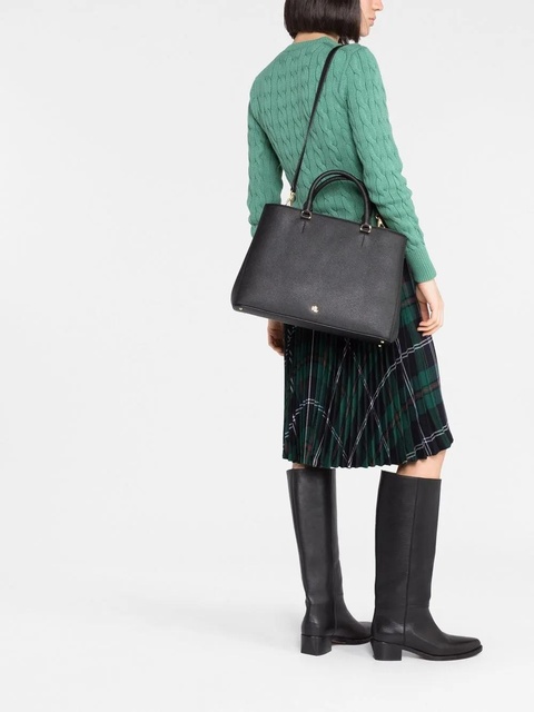 Lauren Ralph Lauren Hanna leather satchel bag - Black - zdjęcie produktu nr 1