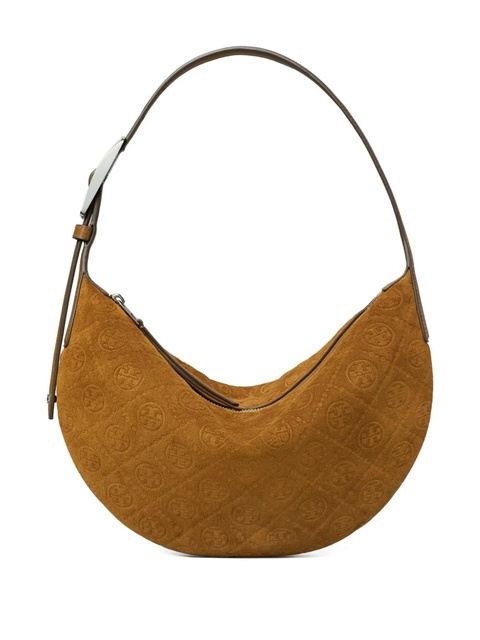 Tory Burch small Balloon T-monogram shoulder bag - Brown - zdjęcie produktu nr 1