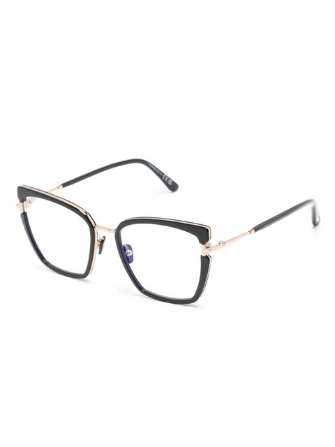 TOM FORD Eyewear FT5984B cat-eye glasses - Black - zdjęcie produktu nr 2