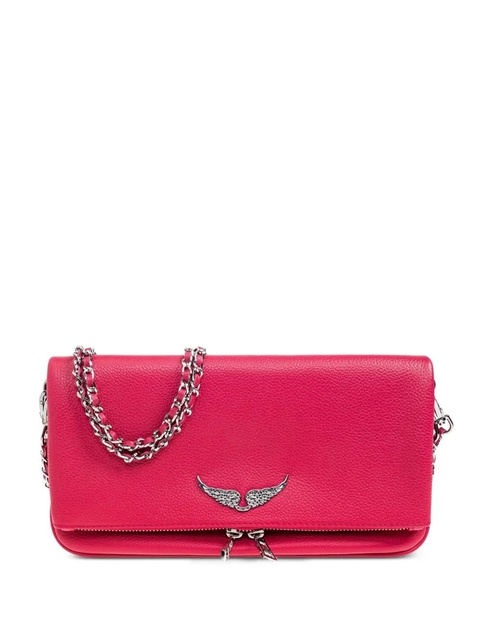 Zadig&Voltaire Rock leather shoulder bag - Pink - zdjęcie produktu nr 1