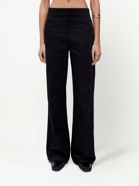 RE/DONE wide leg low-rise trousers - Black - zdjęcie produktu nr 2
