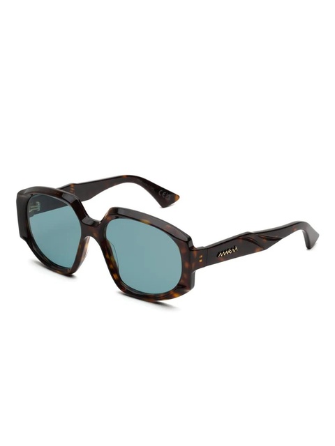 Marni Eyewear Arithiel round-frame sunglasses - Brown - zdjęcie produktu nr 2