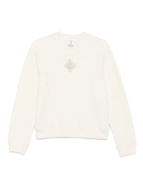 Casablanca logo-detail sweatshirt - White - zdjęcie produktu nr 1