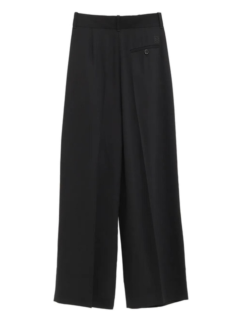 LOEWE pleated-front trousers - Black - zdjęcie produktu nr 2