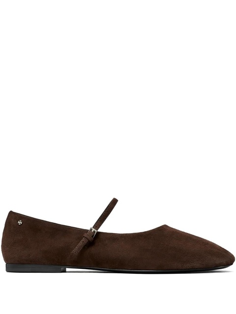 Tory Burch suede ballet flats - Brown - zdjęcie produktu nr 1