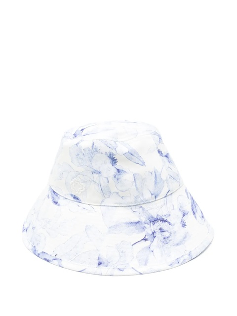 Maje floral-print hat - White - zdjęcie produktu nr 2