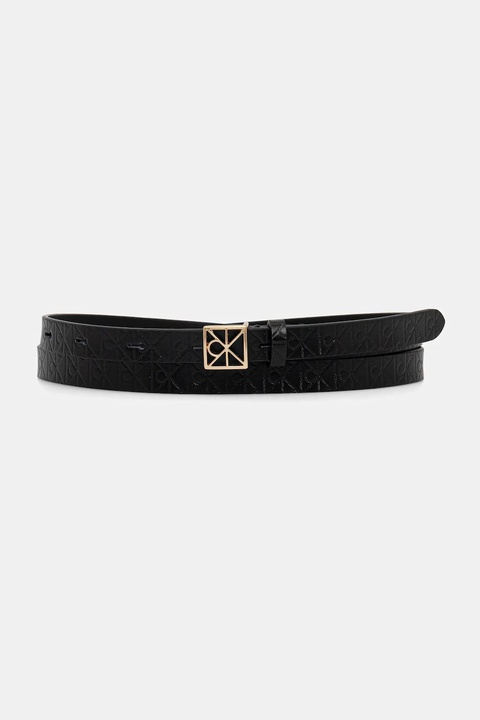 Calvin Klein pasek skórzany damski kolor czarny LV04F7048G - zdjęcie produktu nr 1