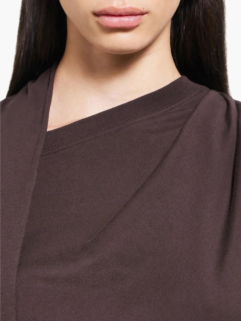 Courrèges draped cut-out dress - Brown - zdjęcie produktu nr 2