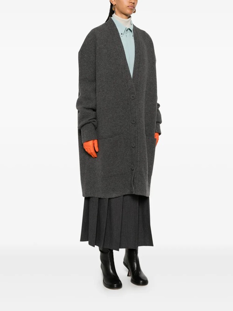 Jil Sander drop-shoulder cardigan - Grey - zdjęcie produktu nr 2