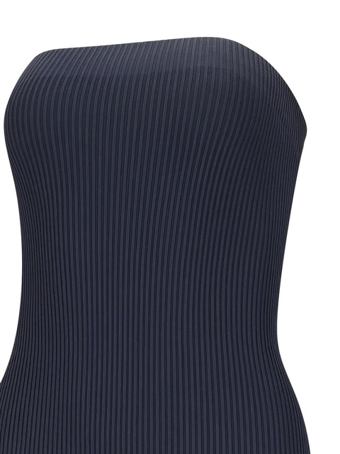 Max Mara ribbed strapless midi dress - Blue - zdjęcie produktu nr 2