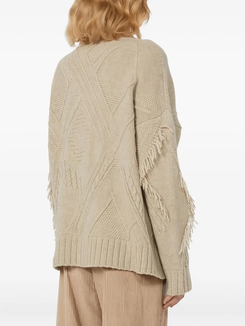 Weekend Max Mara fringed cardigan - Neutrals - zdjęcie produktu nr 2