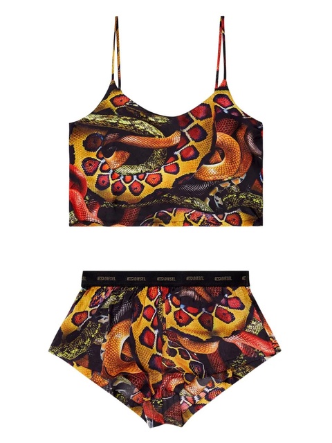 Diesel New Year of the Snake Set-Ivone pajamas - Black - zdjęcie produktu nr 1