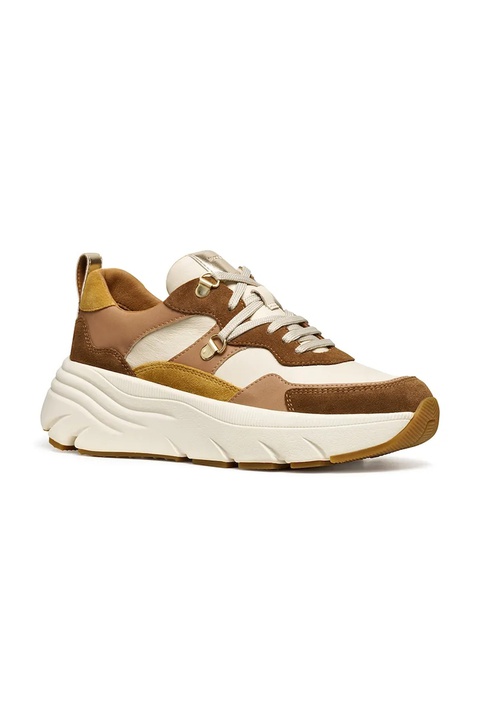 Geox sneakersy D DIAMANTA damskie kolor beżowy D36UFE 022BC C6507 - zdjęcie produktu nr 2