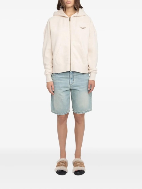 Zadig&Voltaire zip-front hoodie - Neutrals - zdjęcie produktu nr 1