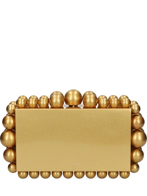 Cult Gaia bead-embellished clutch bag - Gold - zdjęcie produktu nr 1