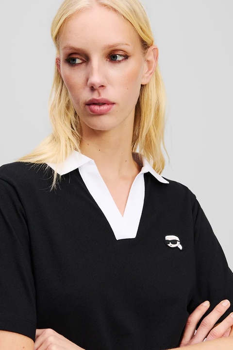Karl Lagerfeld t-shirt bawełniany damski kolor czarny A2W17111 - zdjęcie produktu nr 2