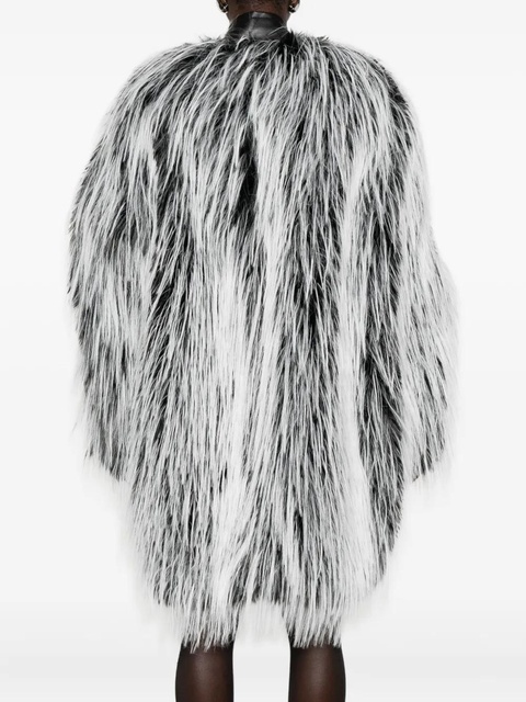 Sportmax Runway faux-fur coat - White - zdjęcie produktu nr 2