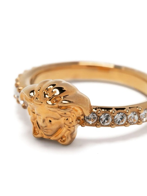 Versace La Medusa crystal-embellished ring - Gold - zdjęcie produktu nr 2