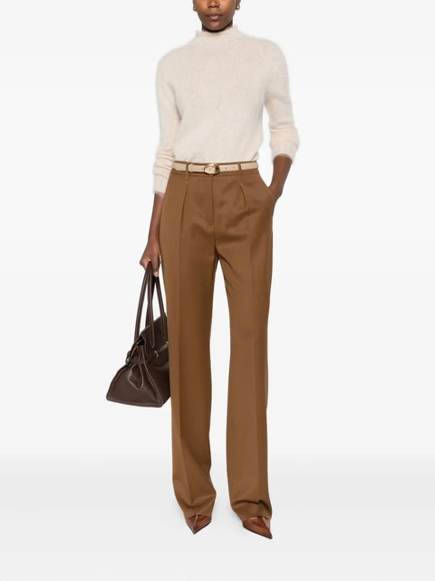 Max Mara pleat-detail trousers - Brown - zdjęcie produktu nr 2