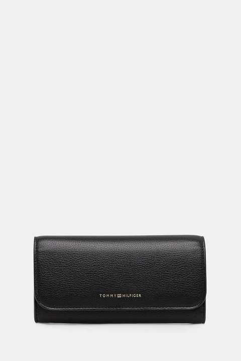 Tommy Hilfiger portfel damski kolor czarny AW0AW17734 - zdjęcie produktu nr 1